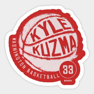 Kyle Kuzma Washington Basketball Sticker